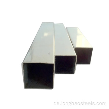 Square Edelstahlrohr 304 201 316L